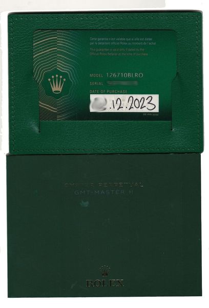 Rolex GMT Master II 126710 BLRO